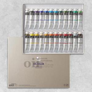 아트박스/한가람문구 신한 전문가용 유화 물감세트 20ml 24색