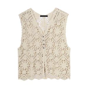 [탱커스]버튼업 루즈핏 니트 베스트 (TX2VT016L0)