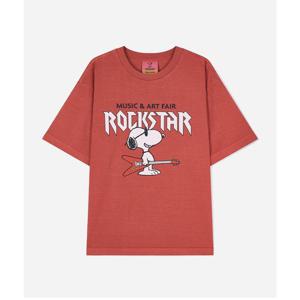 [클라이드]유니 스누피 피그먼트 반팔티셔츠 FPCTS373U