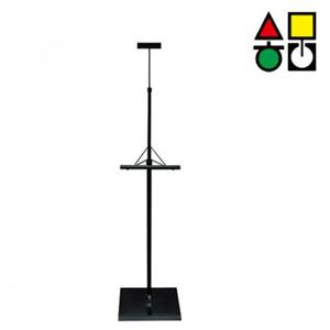 진열 1폴형 판넬거치대 PS-107QBK 소형 배너 POP 이젤