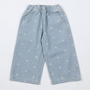 치크 꽃자수 와이드 청바지 CKTJ25F80