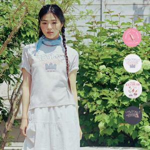 [폴햄]여성) 코숏 쿨텐션 빅그래픽 반팔티 PHF3TS2100