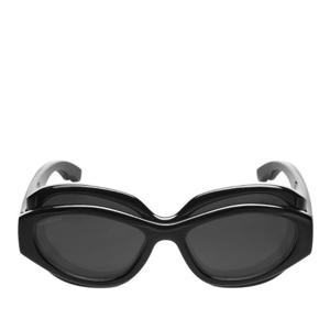 발렌시아가 블랙 빅 프레임 오버사이즈 쉐이프 선글라스 837798