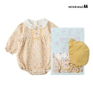 [밍크뮤]YE 쁘띠버드SET바디슈트 35A1260407 35A12-604-07 출산백일돌선물
