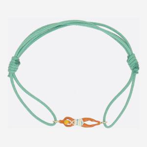 알리타 민트 그린 코튼 코드 팔찌 CBSP4H1000YG09K XCK50