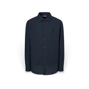 [헤지스] 남성 멜란지 린넨혼방 긴팔셔츠 HZSH5C101N1