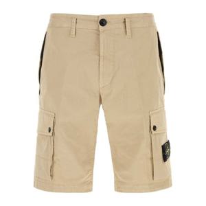 스톤아일랜드 샌드 스트레치 코튼 버뮤다 쇼츠 L10001110 V009A