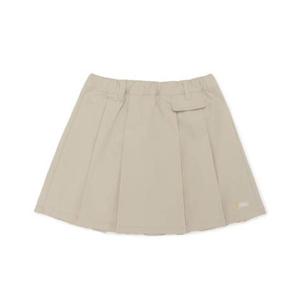 내셔널지오그래픽키즈 K251GSK010 여아 베스트아이템 데님 플리츠 스커트 (이너팬츠 내장) 베이지