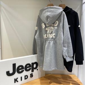 [지프키즈]키즈 기본 허리 밴딩 기모 후드 원피스 KM4OPF809 GB