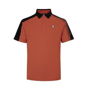 [와이드앵글]E 남성 CO 스웨터 배색 반팔 폴로 티셔츠 M WMU25251E5