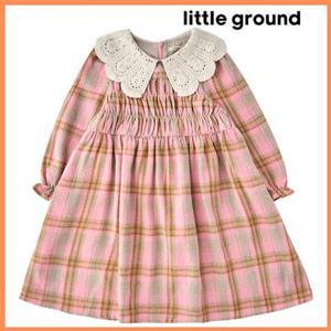 [리틀그라운드8] 룰라비(75A12-400-02)체크카라드레스 아동여아원피스 코디 선물 긴팔 가을 간절기 데일리