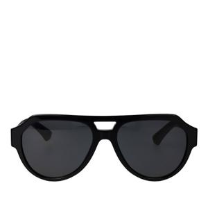 돌체앤가바나 블랙 아세테이트 아비에이터 선글라스 0DG4466 50
