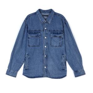남녀공용 오버핏 셔켓 데님 남방 NSLD64