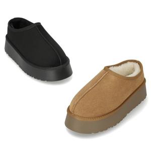 [25FW신상] 엘칸토 마쯔 여성 캐주얼 퍼 플랫폼 뮬 4.5cm LCWC66M54V