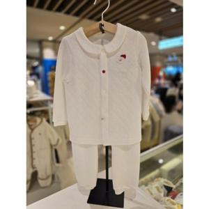 [블루독베이비] [블루독베이비]25 FW(WH)도기모달카라내의(45C7005401)유아 백일 돌 조카 선물 아가옷 신생