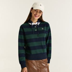 여성 스트라이프 후드 탈부착 맨투맨 다크네이비(MQ322LTL91)