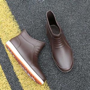 농사용장화어부장화 남자 레인 작업 장화 패션 앵클 신발 부츠 고무 코디