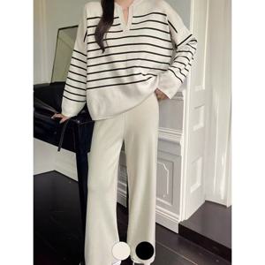 [예쎄][예쎄] 단가라 니트 밴딩팬츠 투피스 세트 (S4FSE002A)