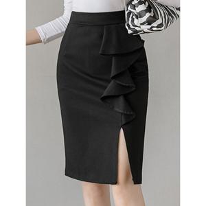 [예쎄][예쎄] 러플 장식 앞트임 스커트 (S5SSK016A)