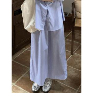 [예쎄][예쎄] 스트라이프 뒷트임 롱 밴딩스커트 (S5SSK416A)