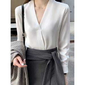 [예쎄][예쎄] 소매 투버튼 브이넥 블라우스 (S5FBL039A)