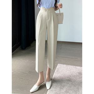 [예쎄][예쎄] 물결 하이웨스트 투핀턱 9부 슬랙스 (S5FPT002A)