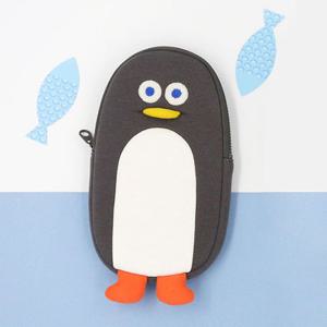 로마네 브런치브라더 펭귄 펜케이스 그레이펭귄