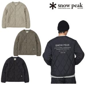 스노우피크[택가 189,000원] 공용 리사이클 퀼팅 가디건 자켓 (S24WUFPJ02)