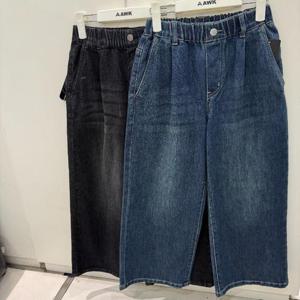 에어워크주니어_Ready4 next CB01 원턱 와이드 데님팬츠 R257B3102A