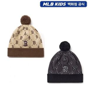 [MLB키즈]모노그램 폼폼 비니(7ABNMD156)