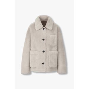 [톰보이]오버사이즈 시어링 신세틱 무스탕(9175461983)