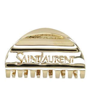 생로랑 크레센트 로고 메탈 헤어 클립 820845Y1500 8030