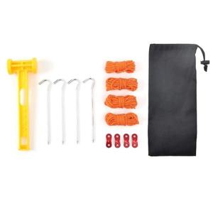 [더블유쇼핑][엣모어]캠핑조이 단조팩 5종 패키지 캠핑로프 팩망