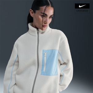 [나이키] NSW 쉐르파 여성 로고 풀집 자켓 NIKE IM7485-133