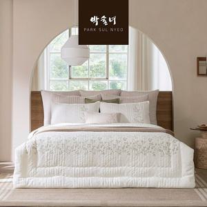 [박술녀] 순면 도톰 겨울차렵 침구 풀세트 슈퍼싱글SS (작품명 초연) 이불/패드/베개커버