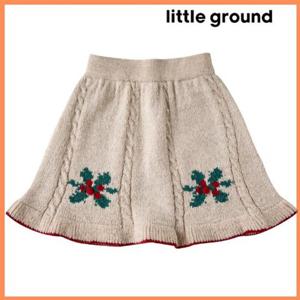 [리틀그라운드8] 룰라비(75C12-436-01)홀리데이니트스커트 아동여아하의 치마 데일리 코디 선물 파티 공주