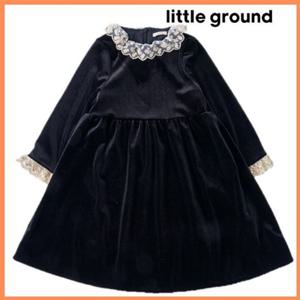 [리틀그라운드8] 룰라비(75C22-400-02)레이스벨벳드레스 아동여아 원피스 데일리 코디룩 선물 파티 공주
