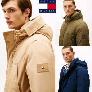 타미힐피거 TOMMY HILFIGER MW40632 다운 패딩 후드 남자 파카 자켓
