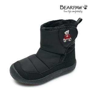 [베어파우(슈즈)]아동 ZOEY 겨울 벨크로 방한 털 부츠 2컬러 (K2705PD-K-EGR)