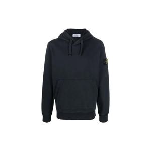 스톤아일랜드  23SS 스톤 남성 와펜 패치 코튼 후드 맨투맨(네이비) 101564151 A0020