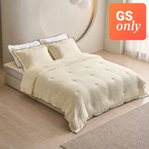 [플로라] 모달드라이 실크라이크 다운필 차렵이불 베개세트 SS (건조기가능)