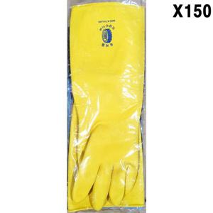 (FK) 공업용고무장갑(보생 대 10호 노랑)X150 고무장갑 설거지장갑 부엌장갑 김장장갑 일반고무장갑 설겆이