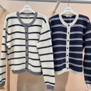 Destijl HC34 신축성좋은 단가라 앞오픈형 니트스웨터 가디건 D2541Cd02