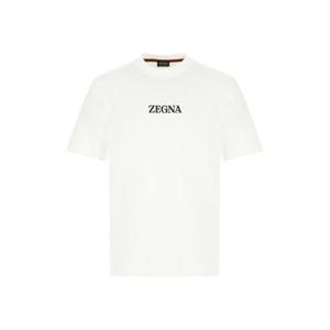 에르메네질도제냐 반팔 티셔츠 A777E7364 N01 WHITE