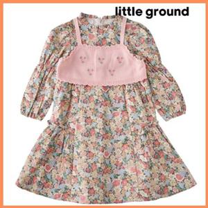 [리틀그라운드8] 룰라비(75C12-400-02)윈터플라워드레스 아동여아 원피스 데일리 코디룩 선물 파티 결혼식