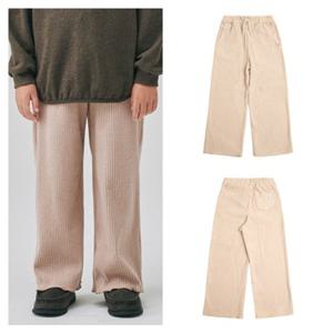 빈[BEEN]HP BZ64PT05BG 베이지 골지 일자 팬츠PG