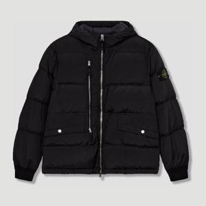 스톤아일랜드 체스트 지퍼 포켓 후드 패딩 재킷 K2S154100088S0
