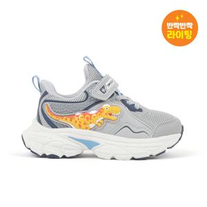 다이노솔즈 크레이지 티렉스 LED 운동화 그레이 DNKCF3TSCT12GRY