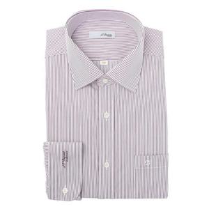 [듀퐁]25년 FW 신상 일반핏 구김적은 스트라이프 긴팔셔츠 -SE5FM11LS111SPU(퍼플)