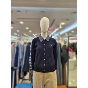 부루앤쥬디 세이브존03 부루앤쥬디 체크 카라 꽈 가디건 AGBBRLCD412CA